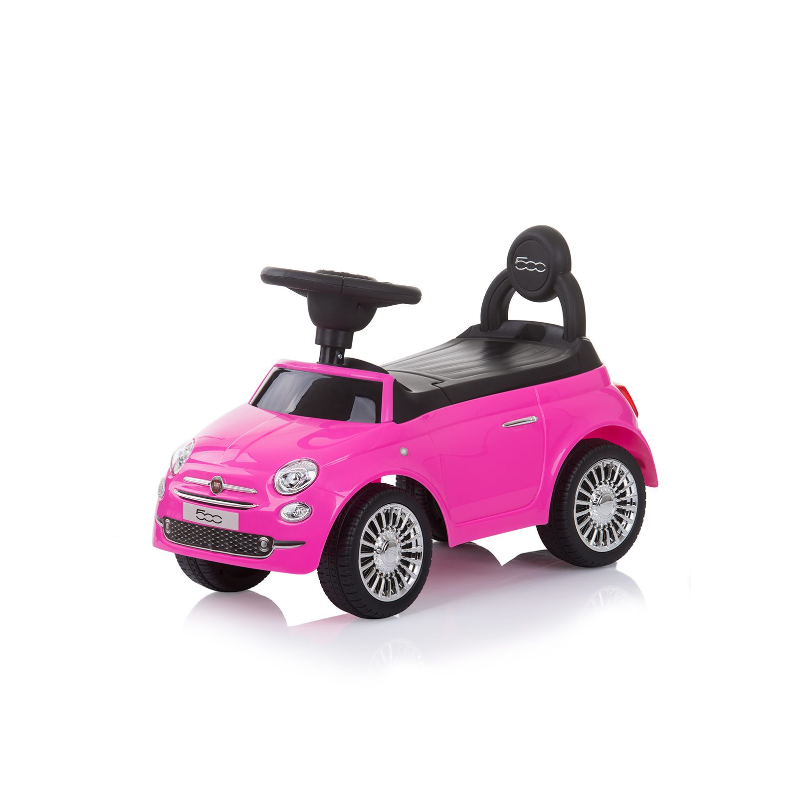Loopauto Fiat 500 roze, voor een muzikale rit! Top Merken Winkel